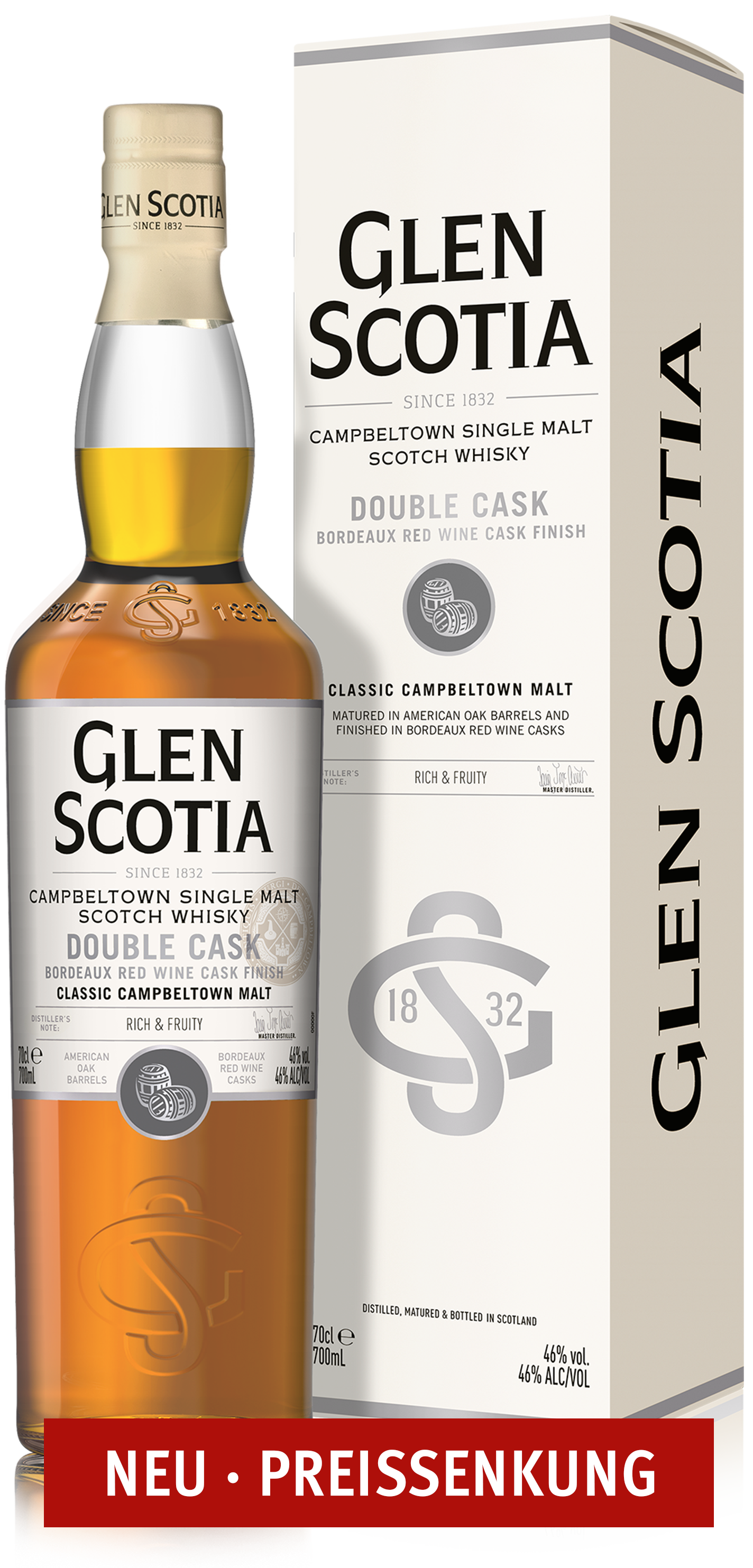 Glen Scotia Double Cask Bordeaux Red Wine Cask Finish