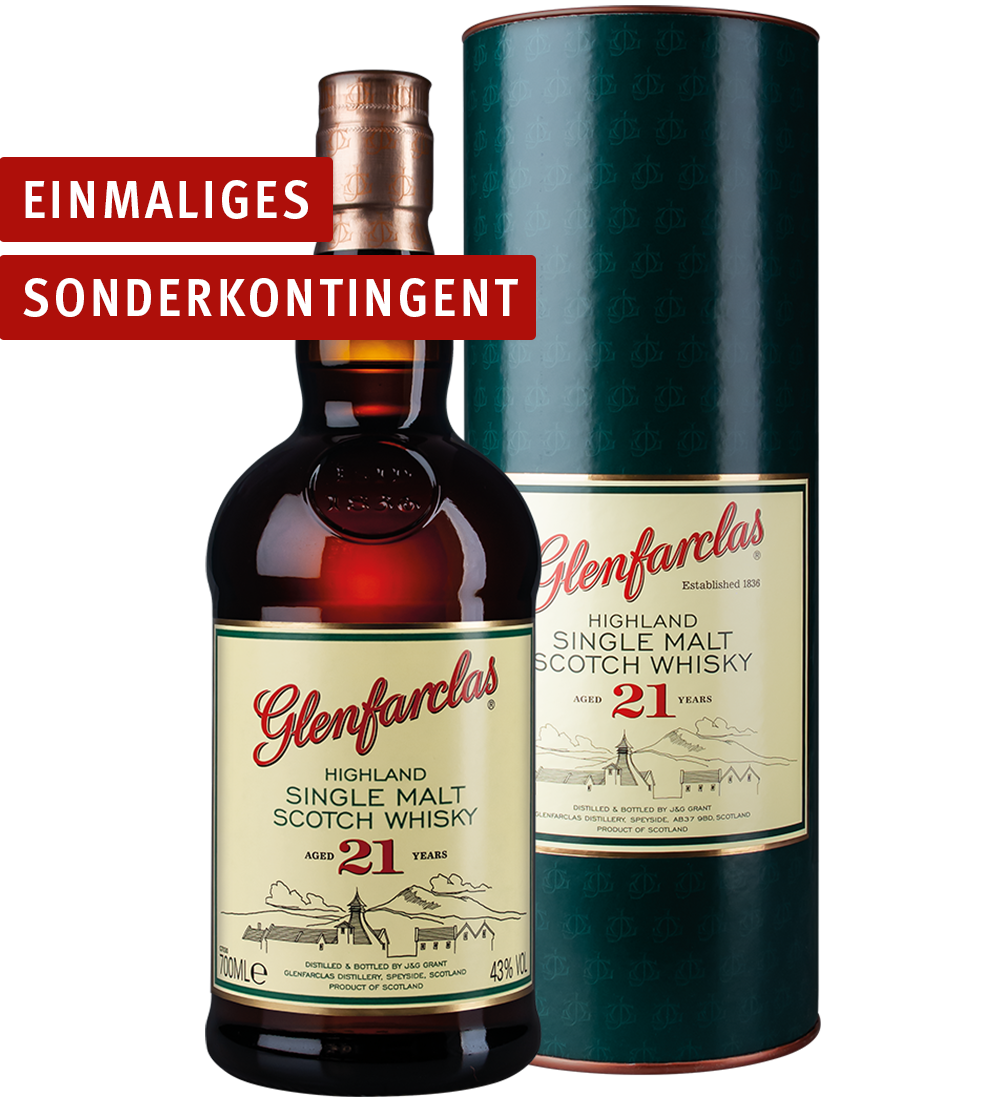 Glenfarclas 21 Jahre - Einmaliges Sonderkontingent